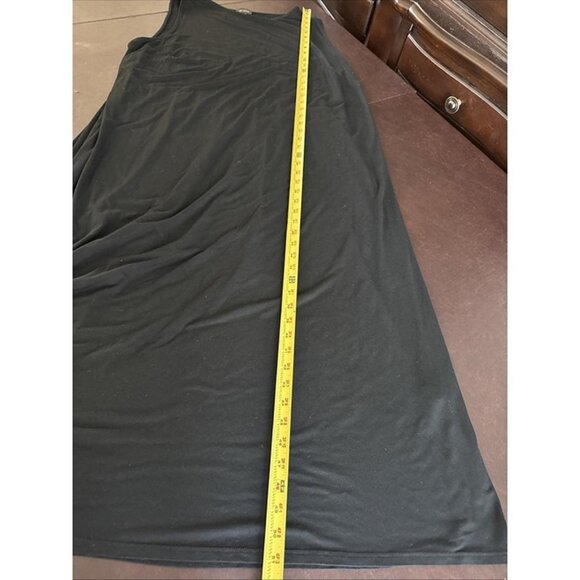 Black Sleeveless Maxi Dress - Picture 5 of 9